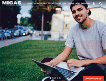 Tablet Screenshot of migas.com.au